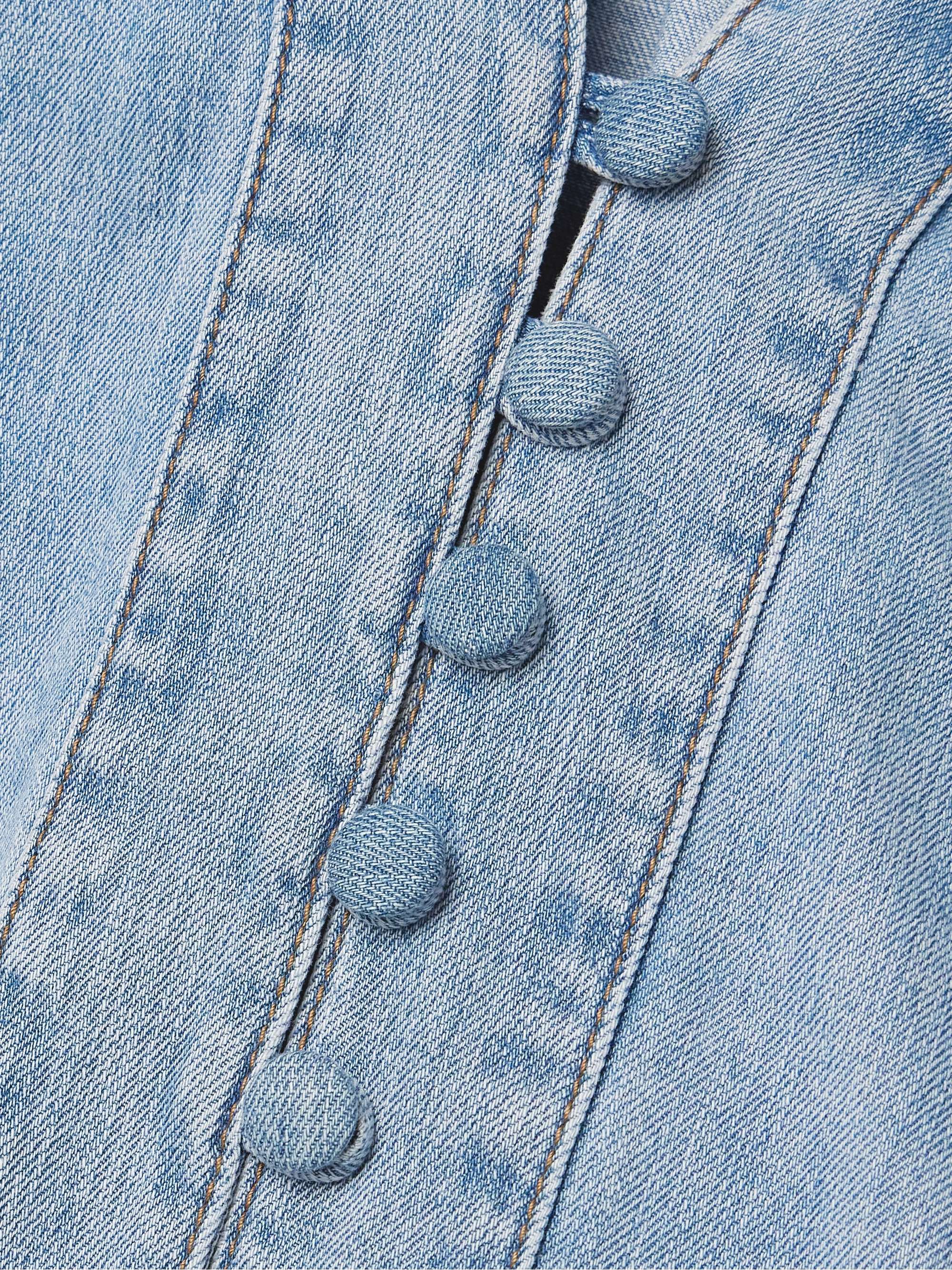 Lucky denim blouse view