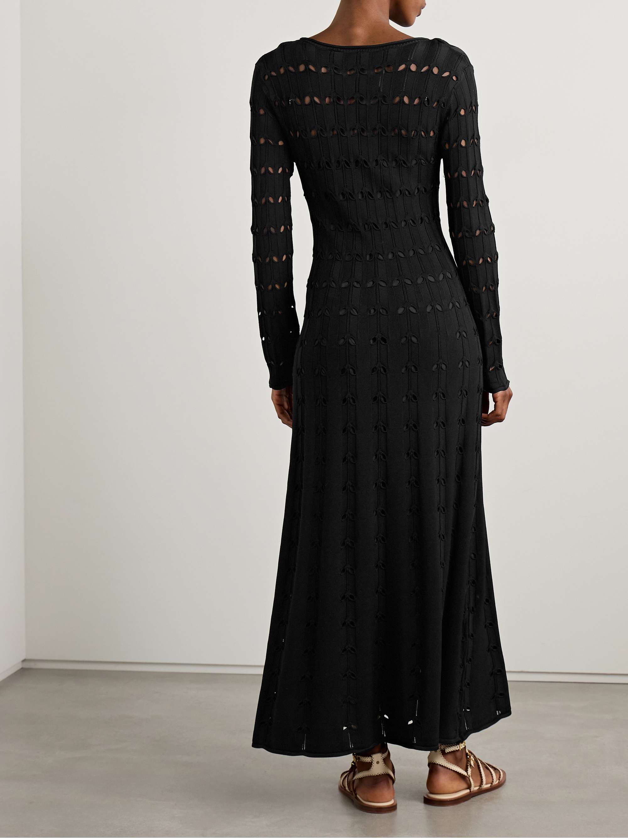 Rhiannon pointelle-knit maxi dress view