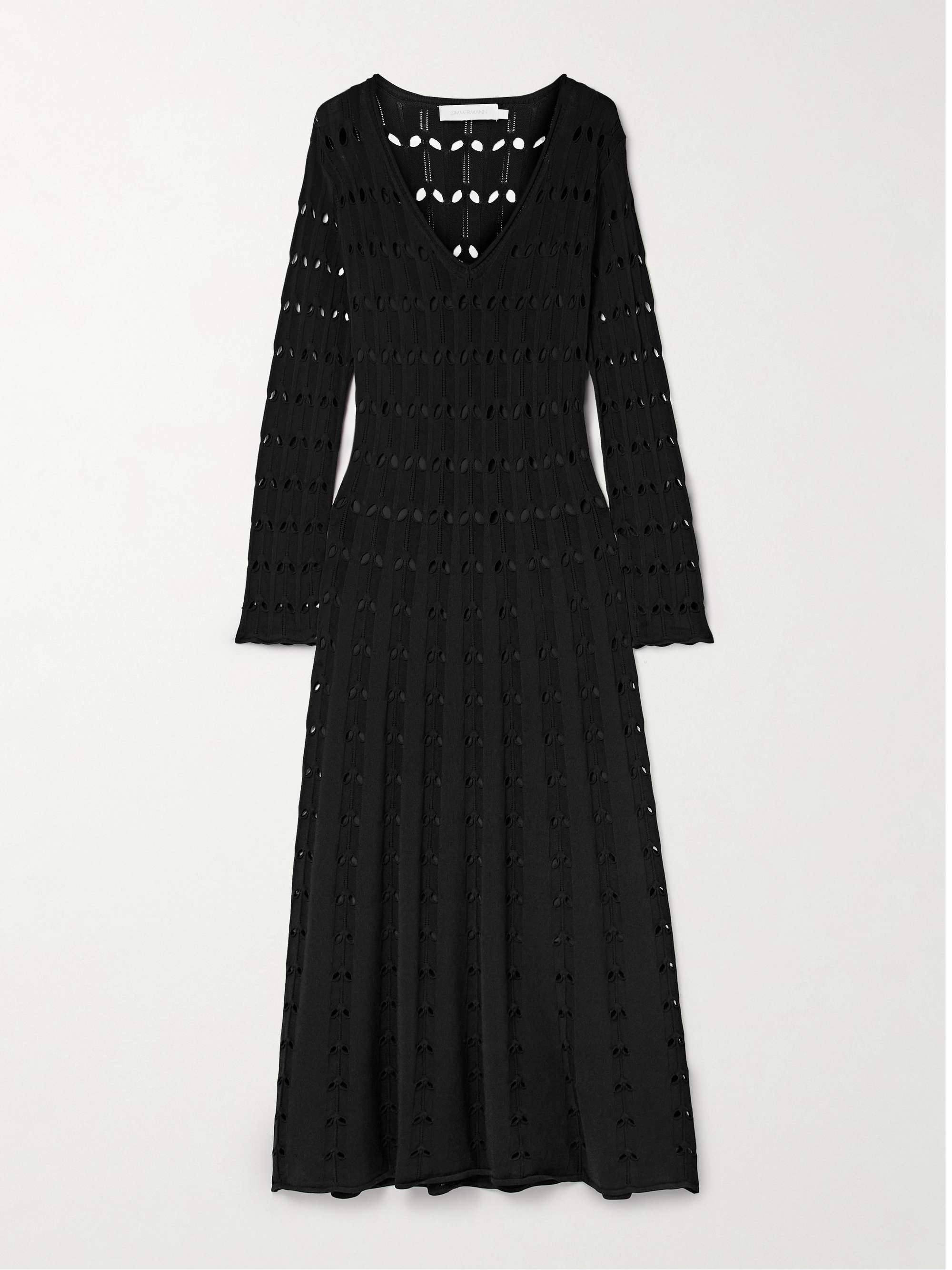 Rhiannon pointelle-knit maxi dress view