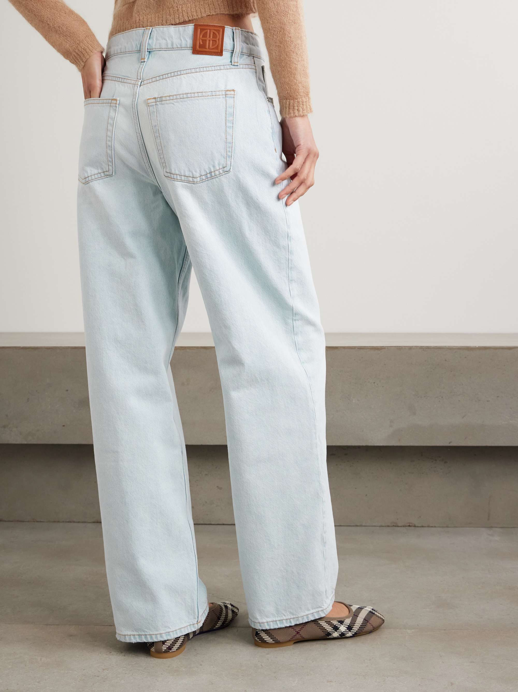 Manon high-rise wide-leg jeans view