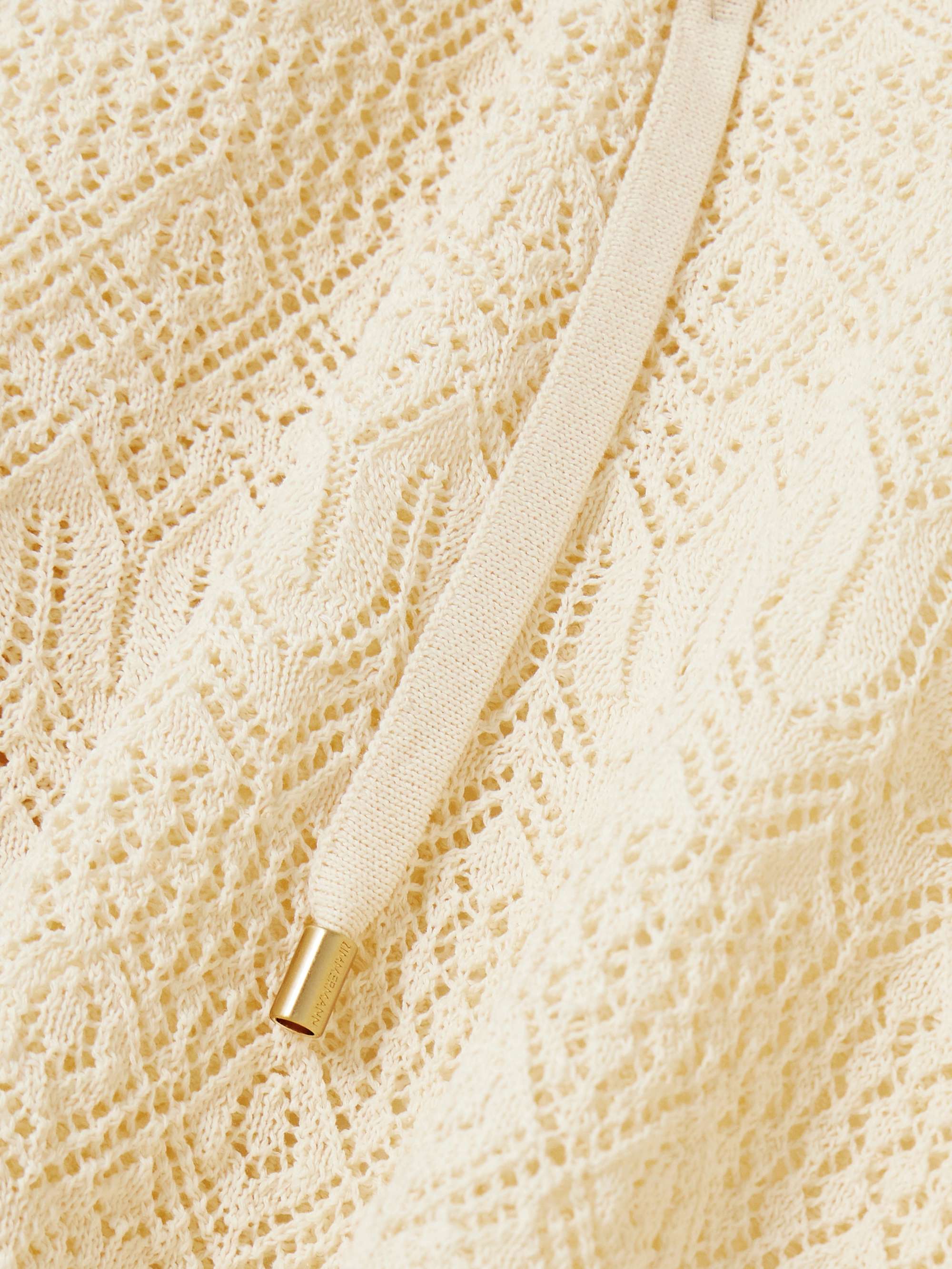 Coco pointelle-knit top view