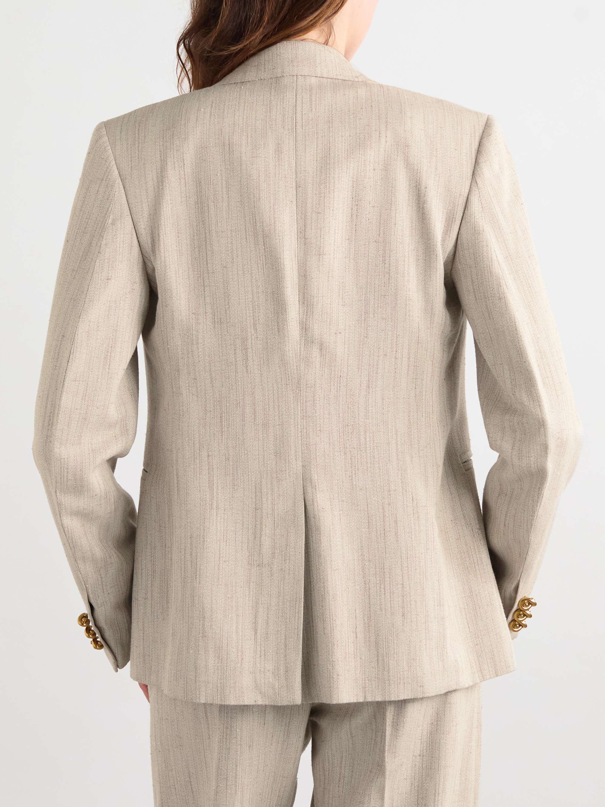 Embellished canvas jacket view