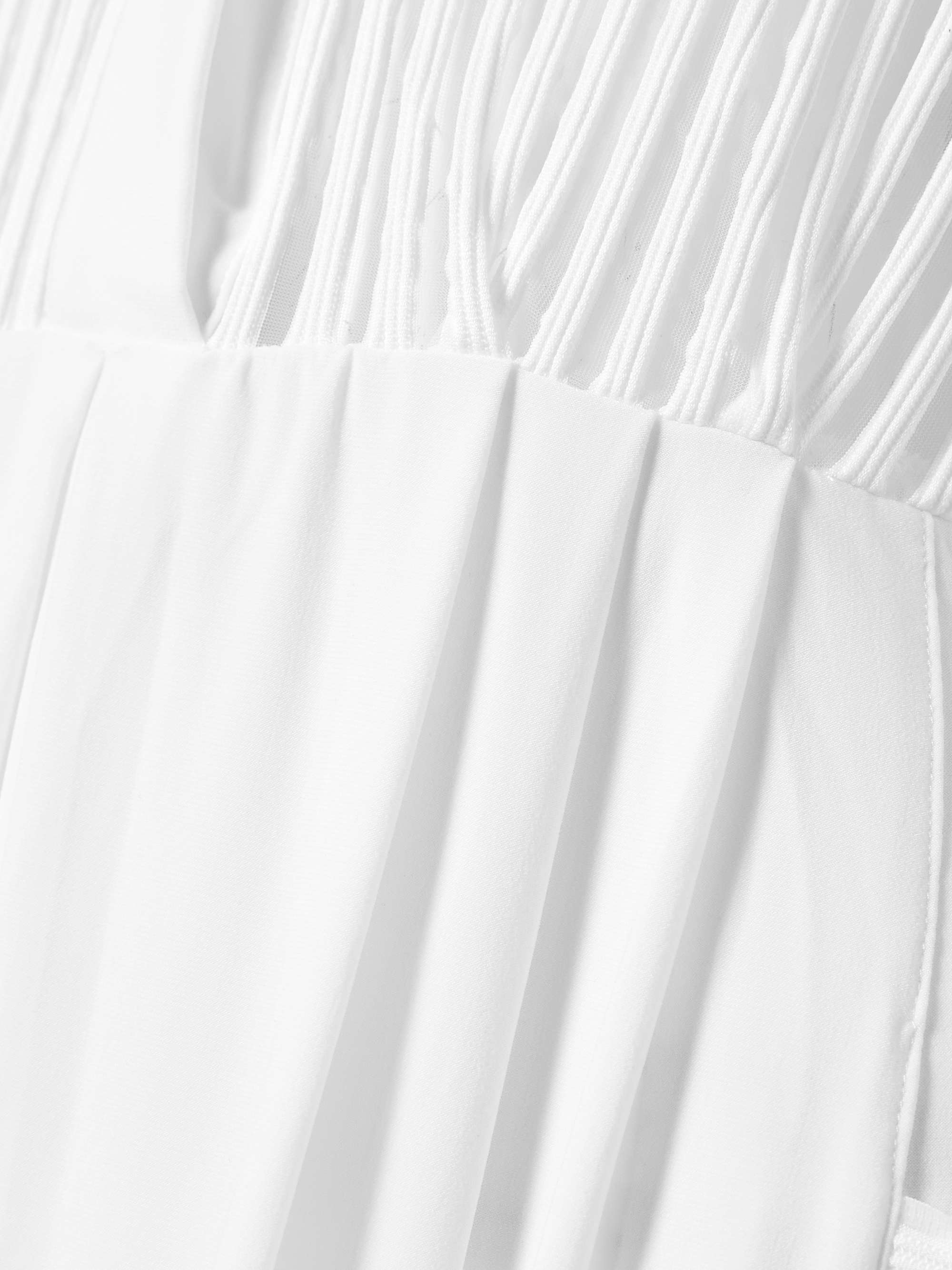 Geralyn belted paneled jersey and mesh jumpsuit view