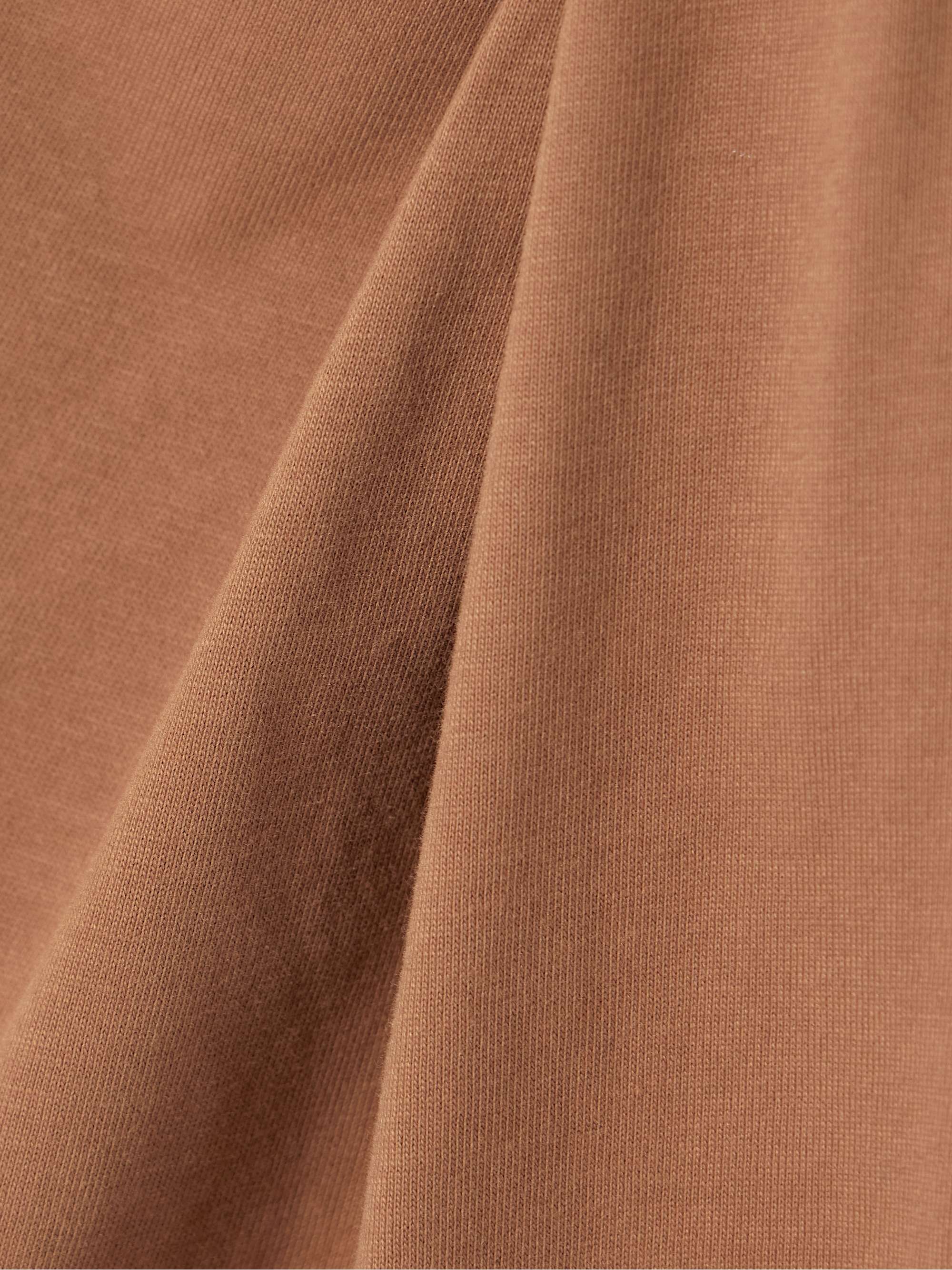 Nayda knotted cotton-jersey top view