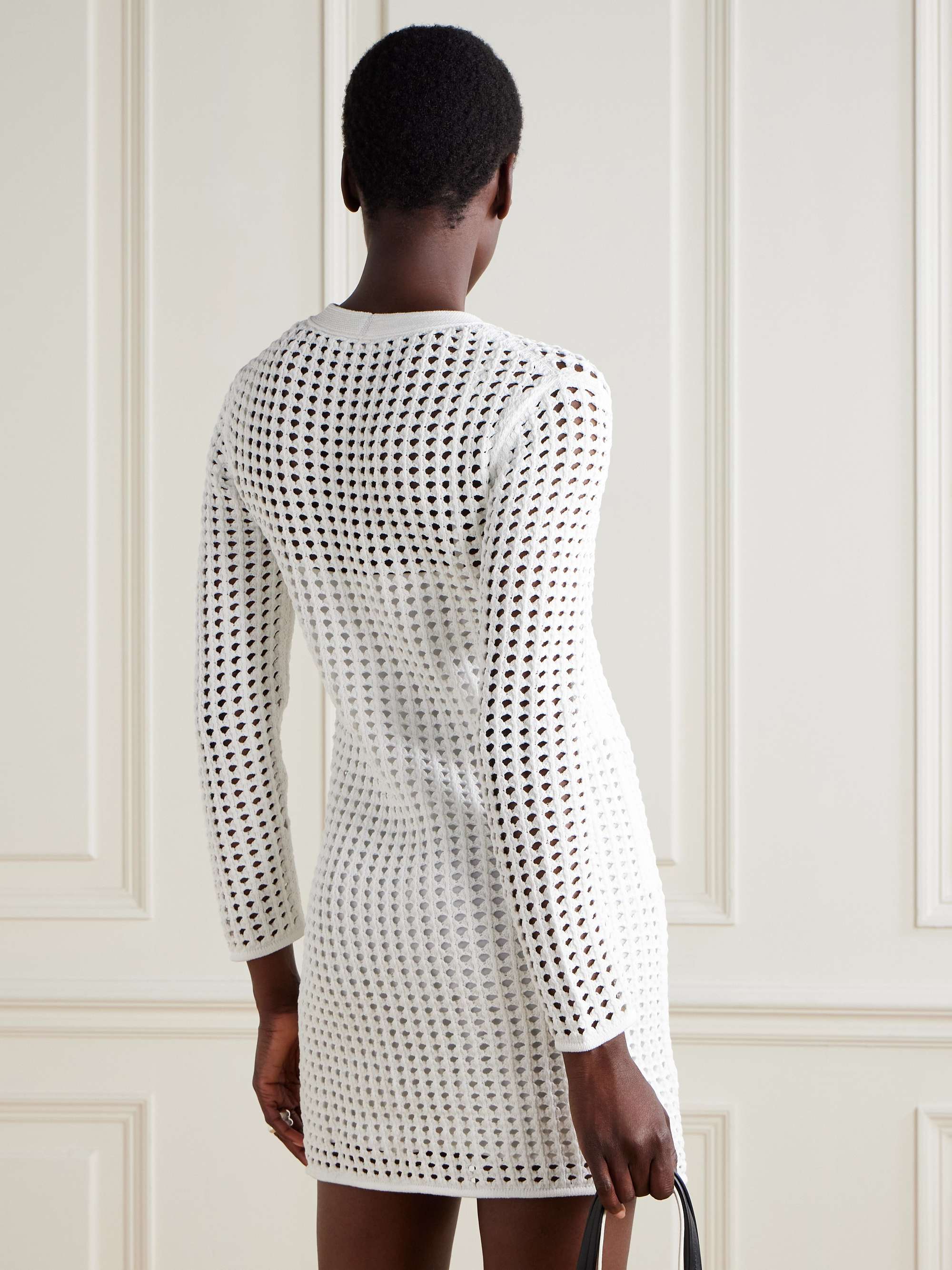 Micah crocheted mini dress view