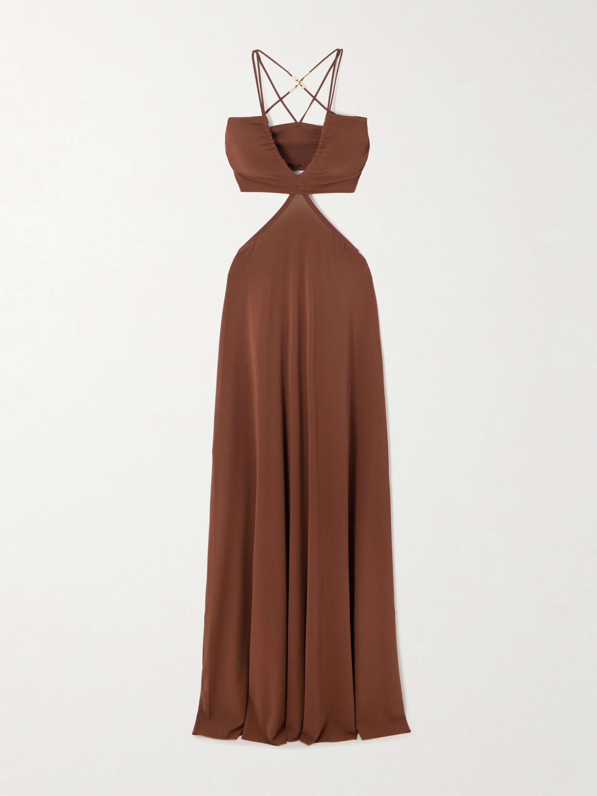 Trésor Saba cutout embellished stretch-jersey maxi dress view