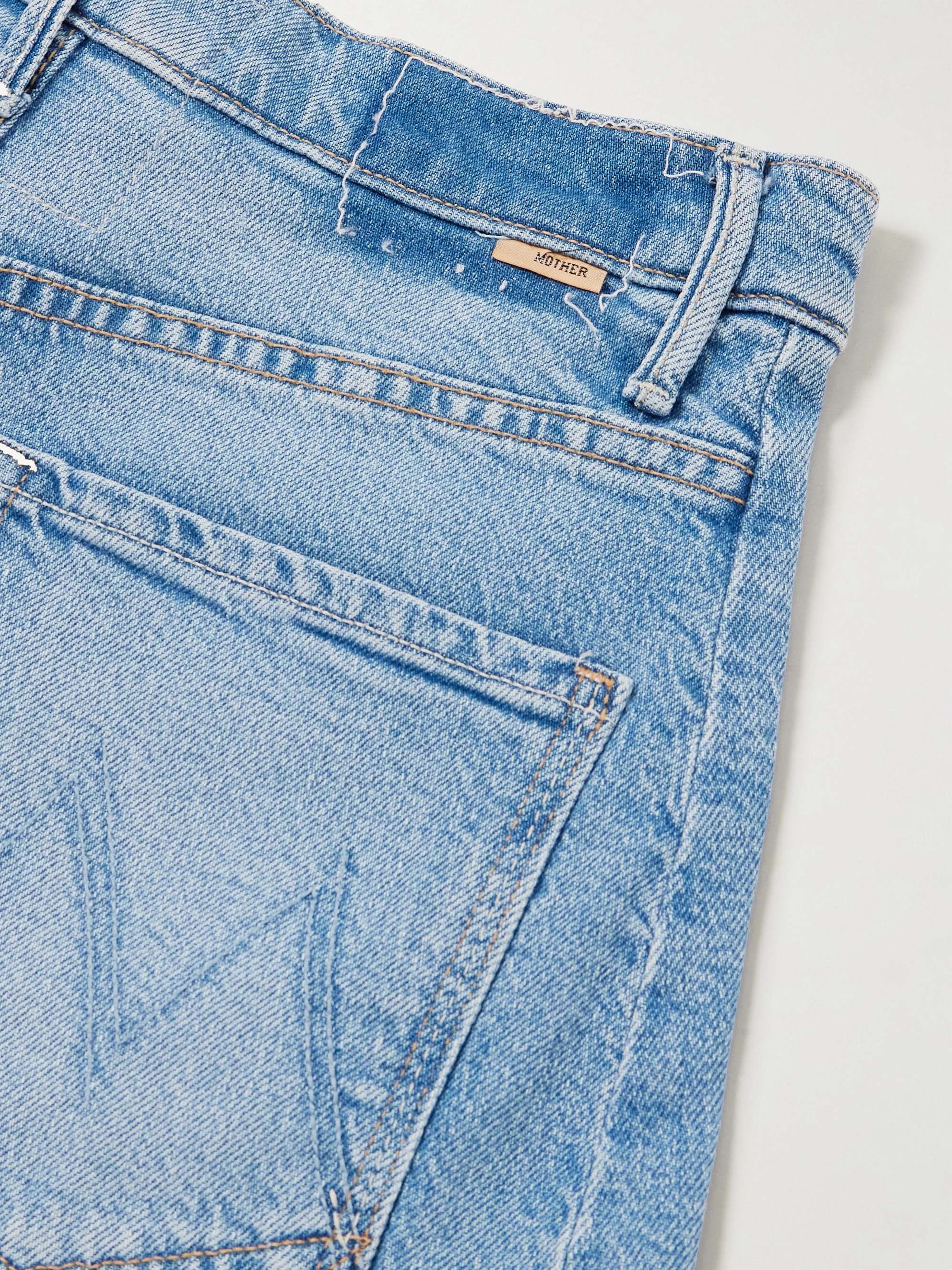 The Half Pipe Bermuda Fray denim shorts view
