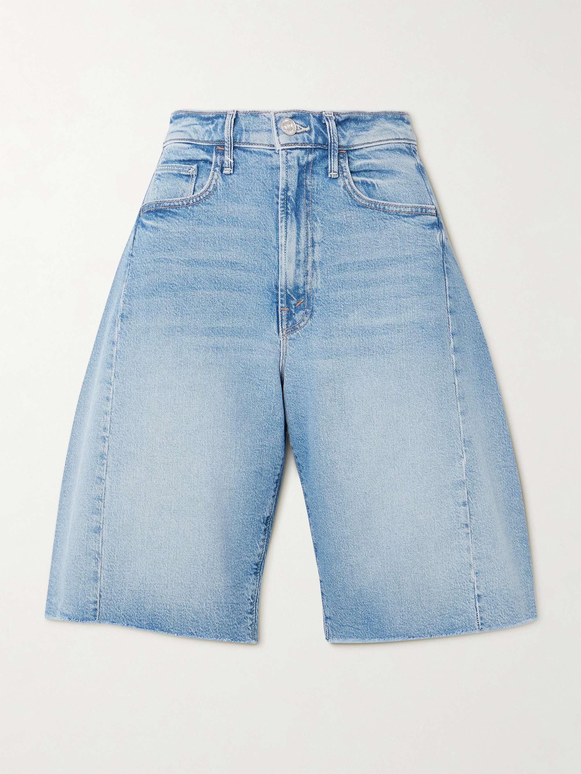 The Half Pipe Bermuda Fray denim shorts view