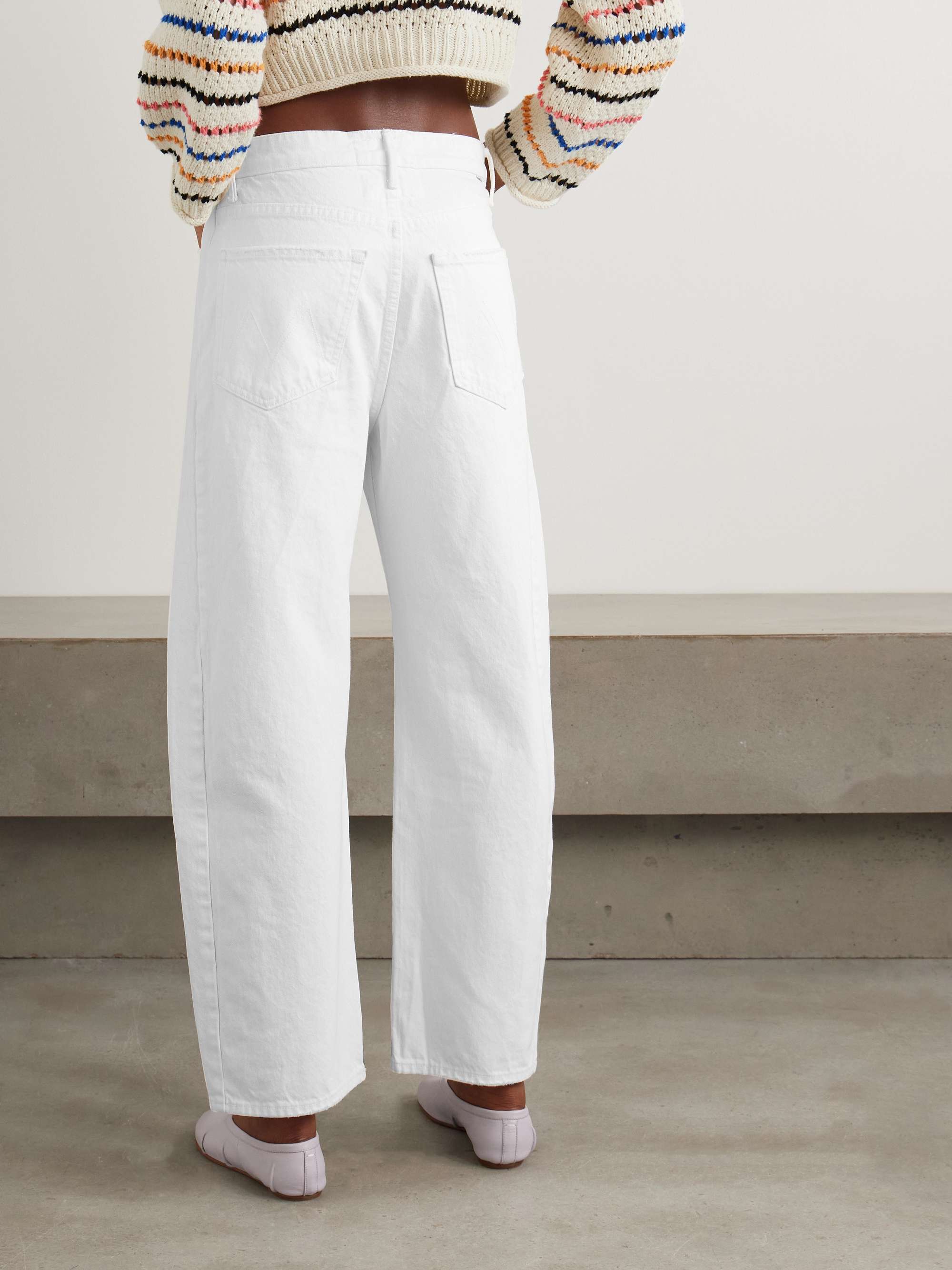 The Full-Pipe Ankle mid-rise wide-leg jeans view