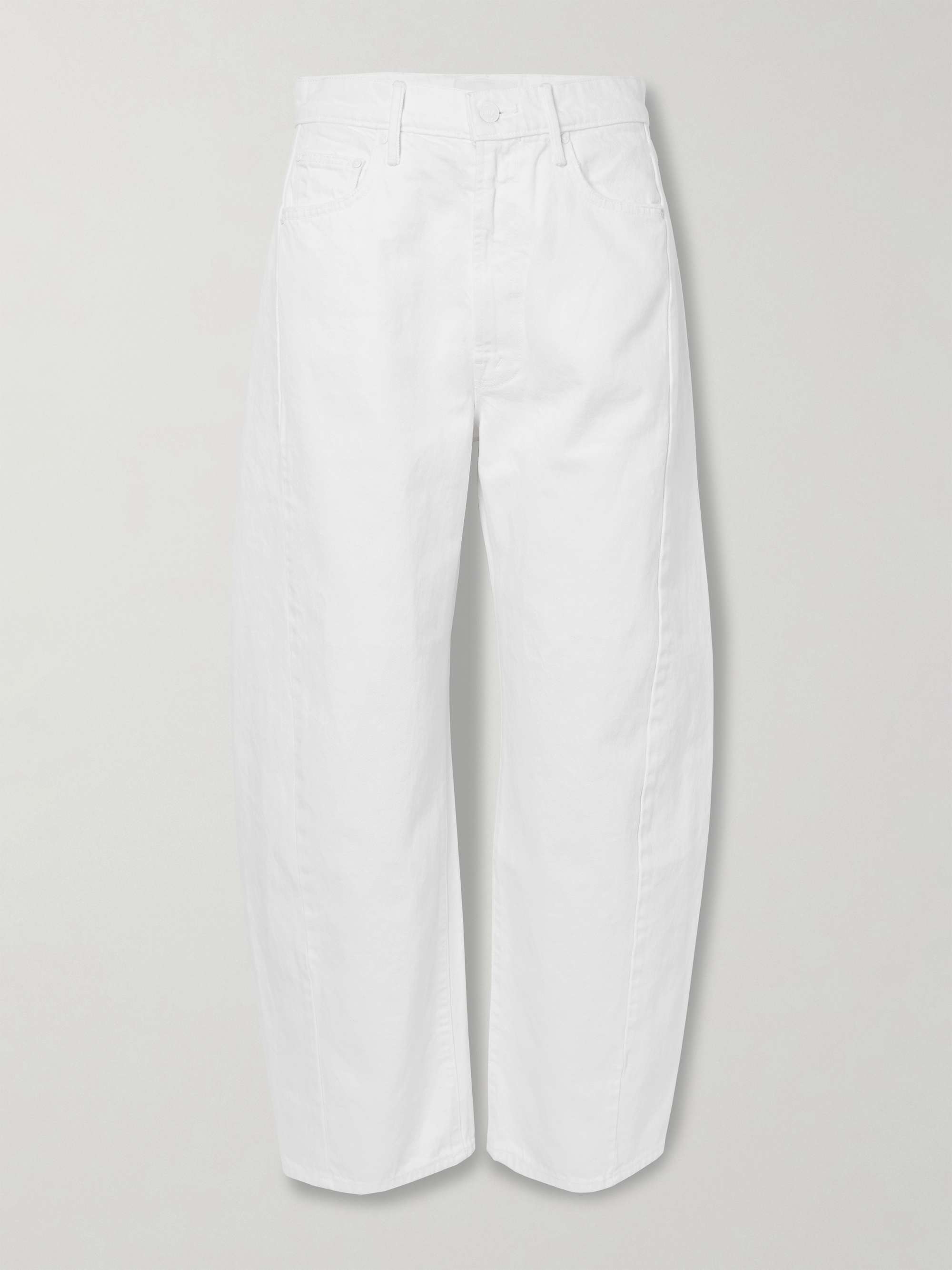The Full-Pipe Ankle mid-rise wide-leg jeans view