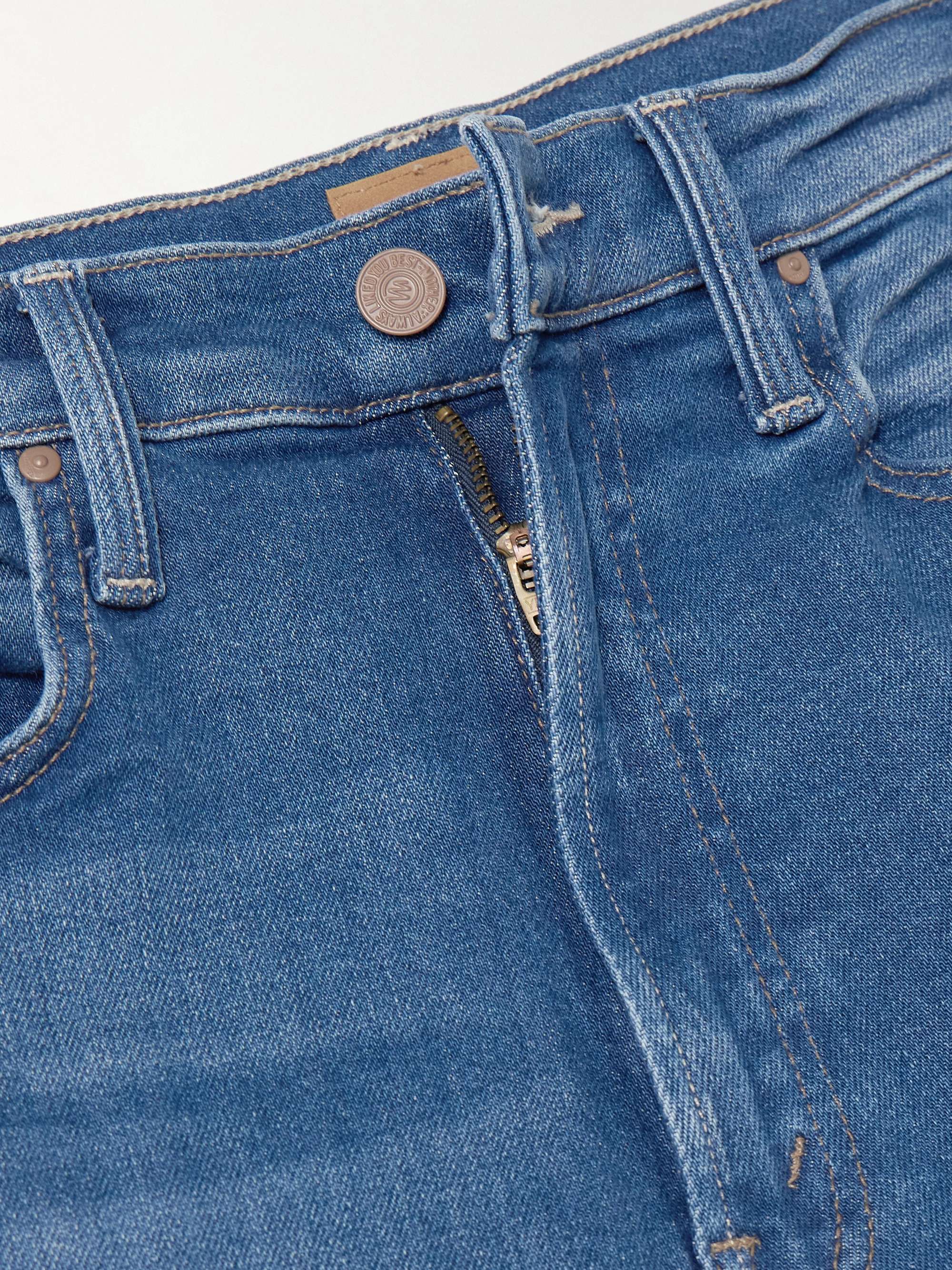The Rambler Zip Flood mid-rise straight-leg jeans view