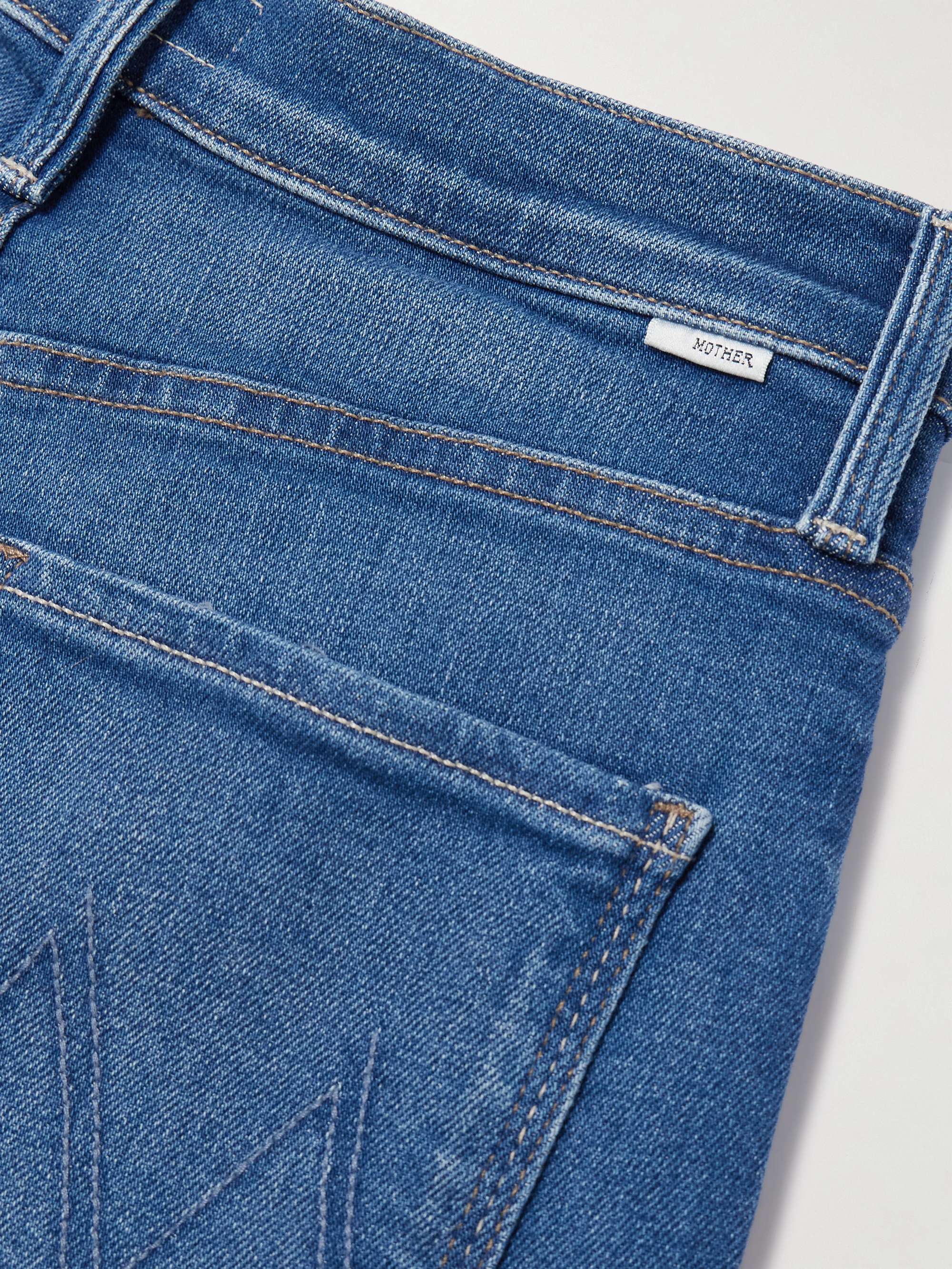 The Rambler Zip Flood mid-rise straight-leg jeans view