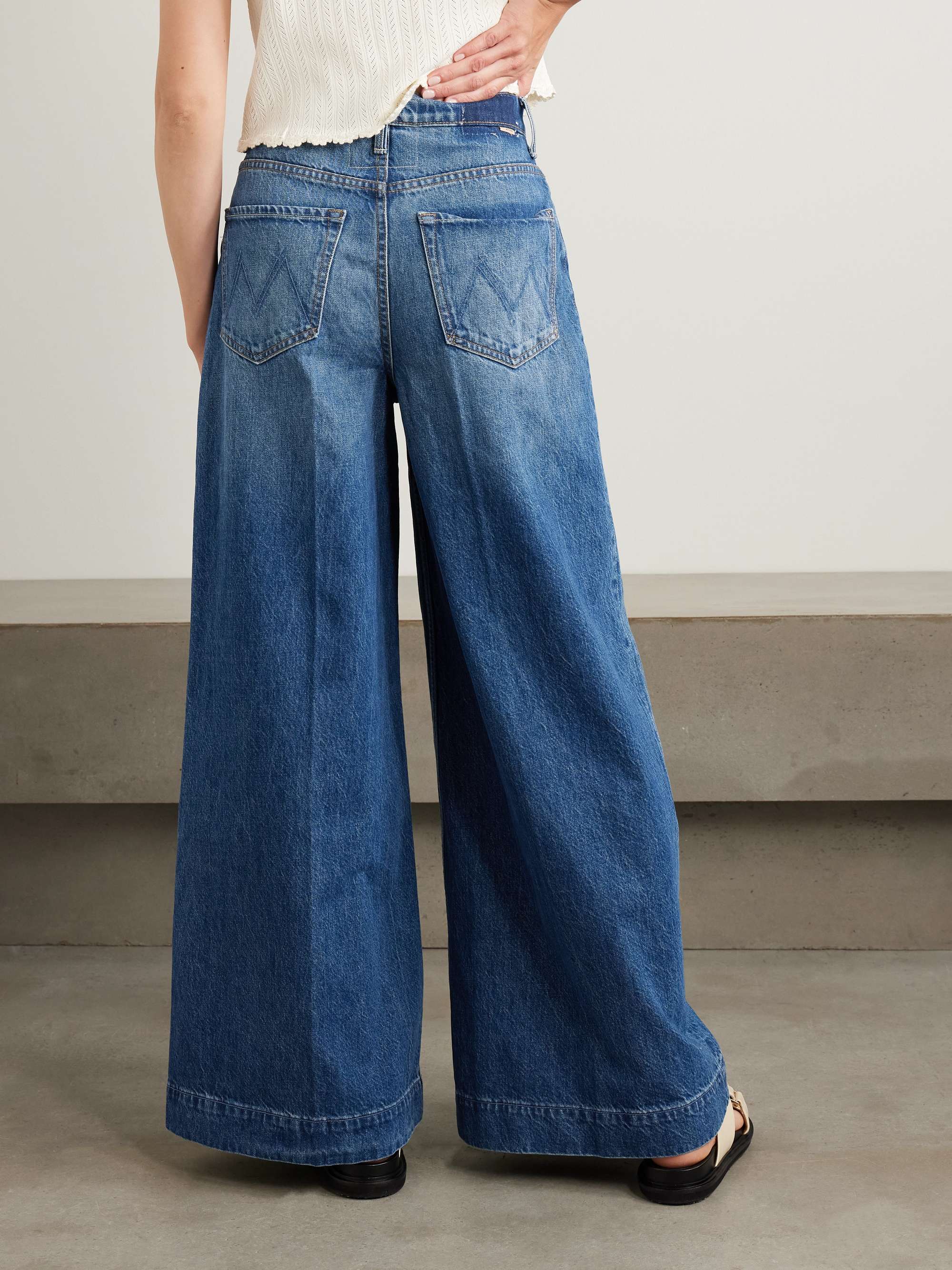 The Headliner Sneak high-rise wide-leg jeans view