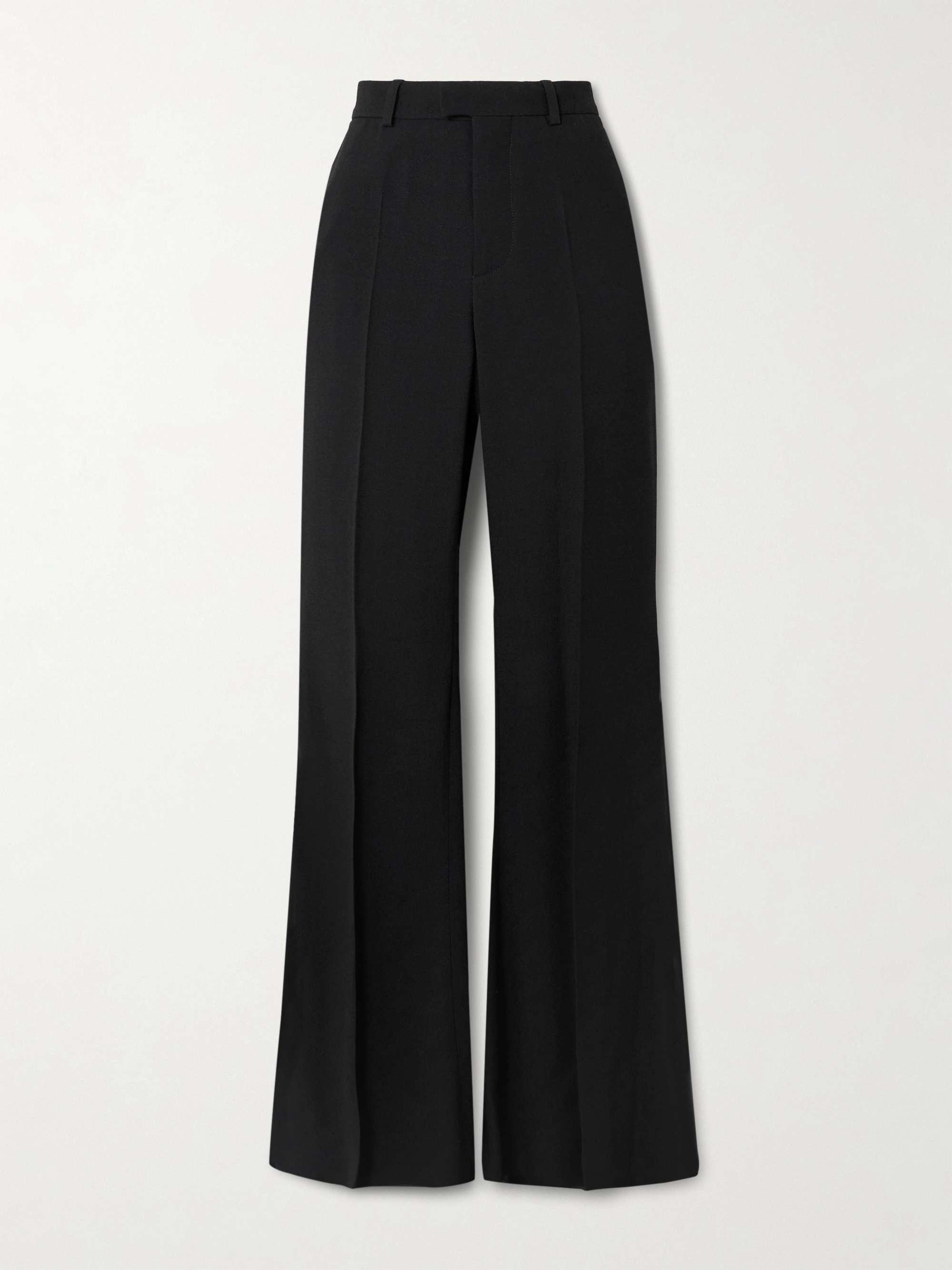 Cotton flared pants view
