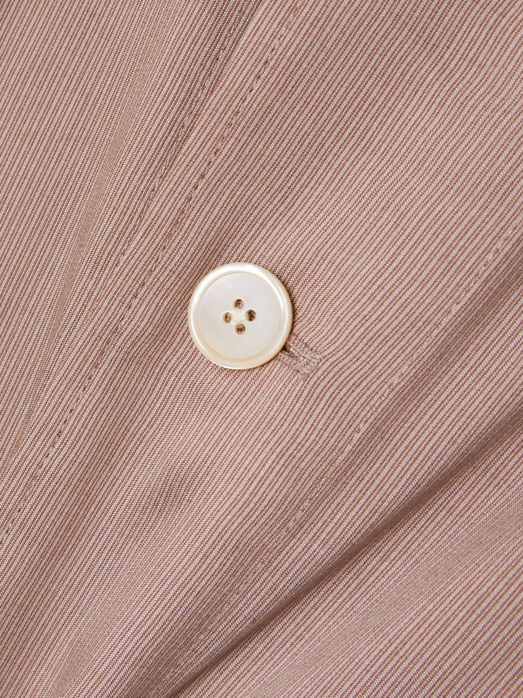 + Emporio Armani Strato Lyocell and silk-blend shirt view