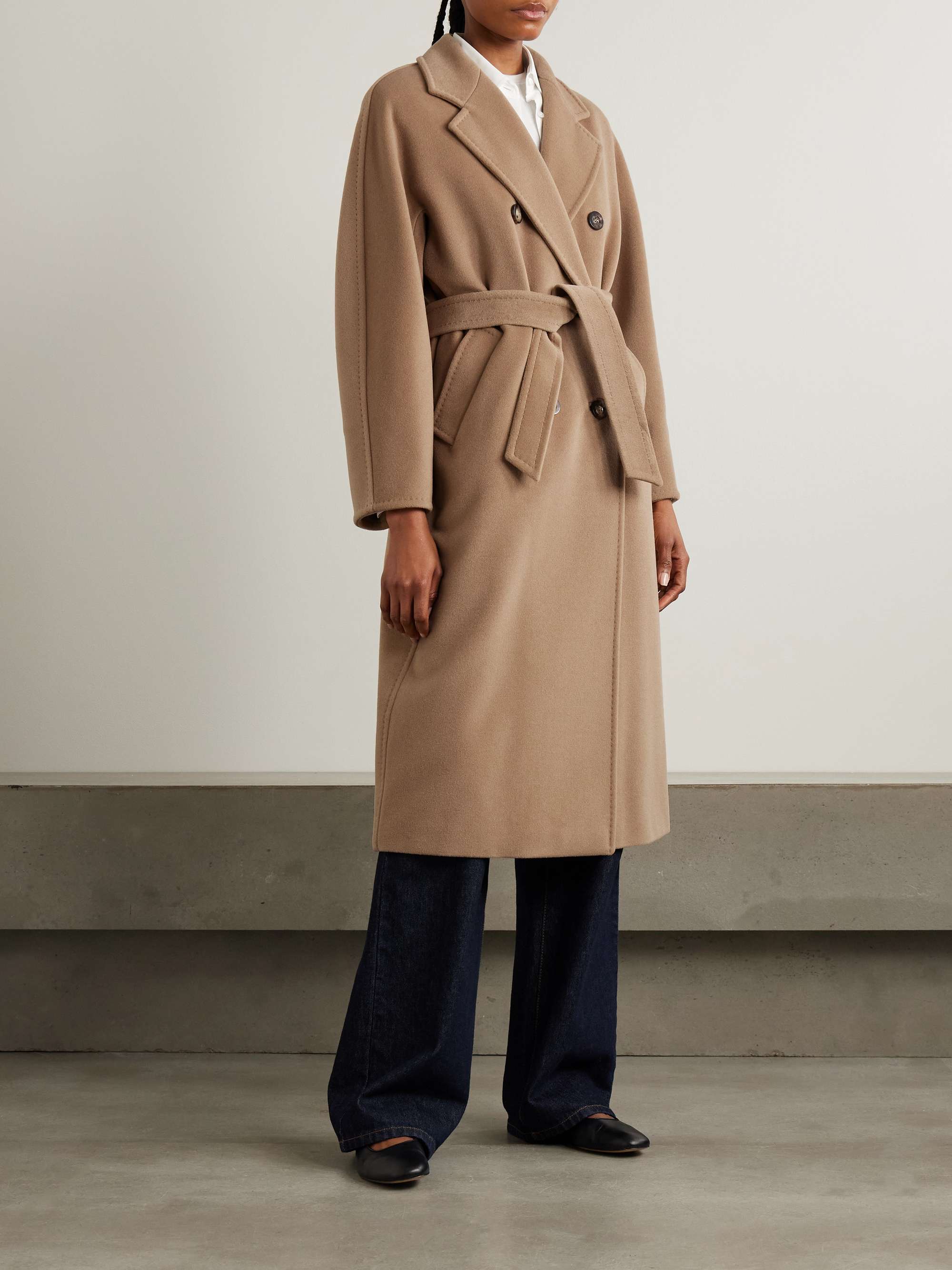 Madame 101801 Icon double-breasted wool and cashmere-blend coat view