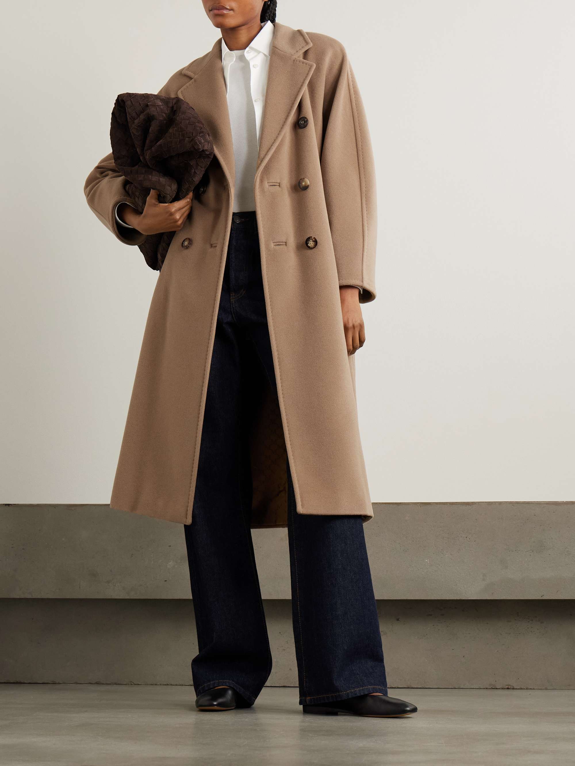 Madame 101801 Icon double-breasted wool and cashmere-blend coat view
