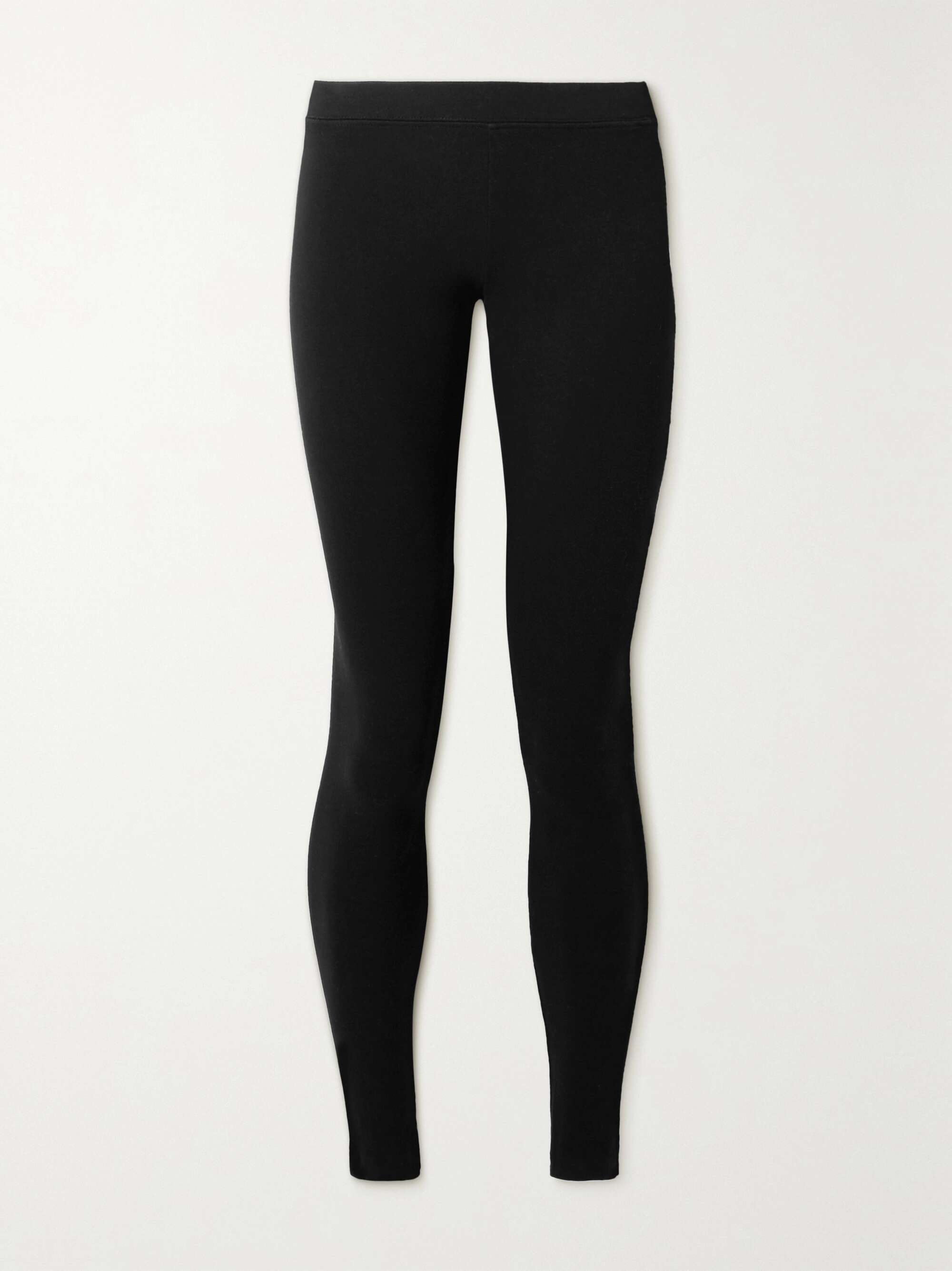 Stretch-Pima cotton jersey leggings view