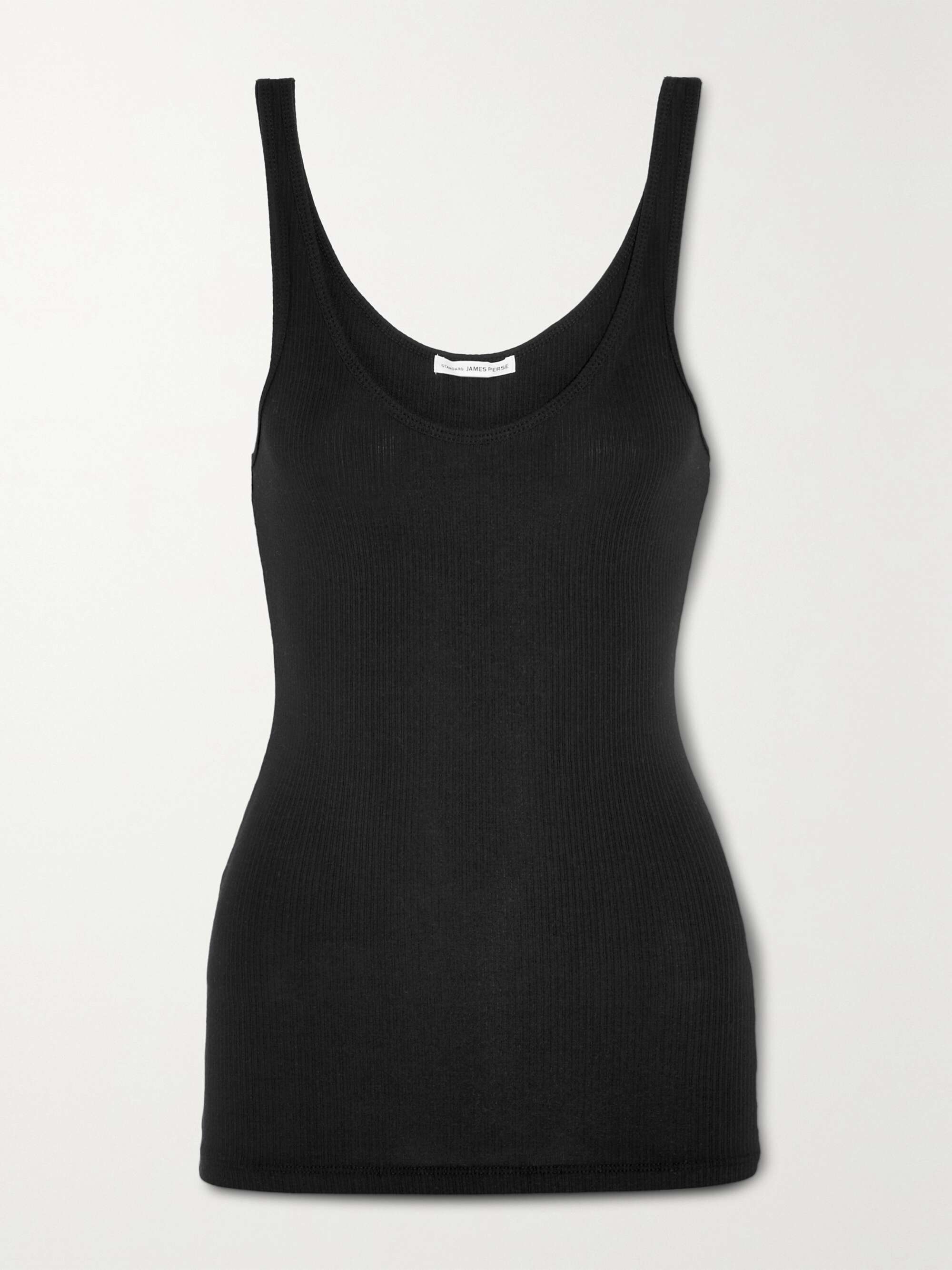 The Daily ribbed stretch-cotton tank view